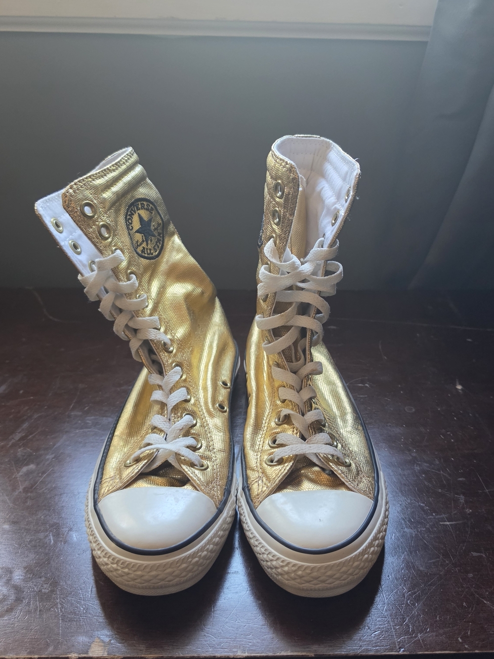 Converse Chuck Taylor All Star High Top Sneakers - Gold
